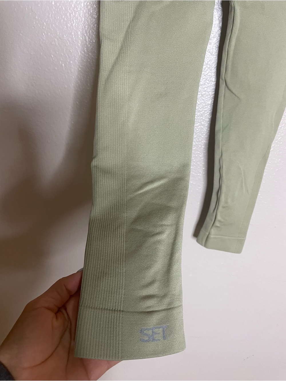 SET Active Olive High-Waist Seamless Leggings - Picture 4 of 12
